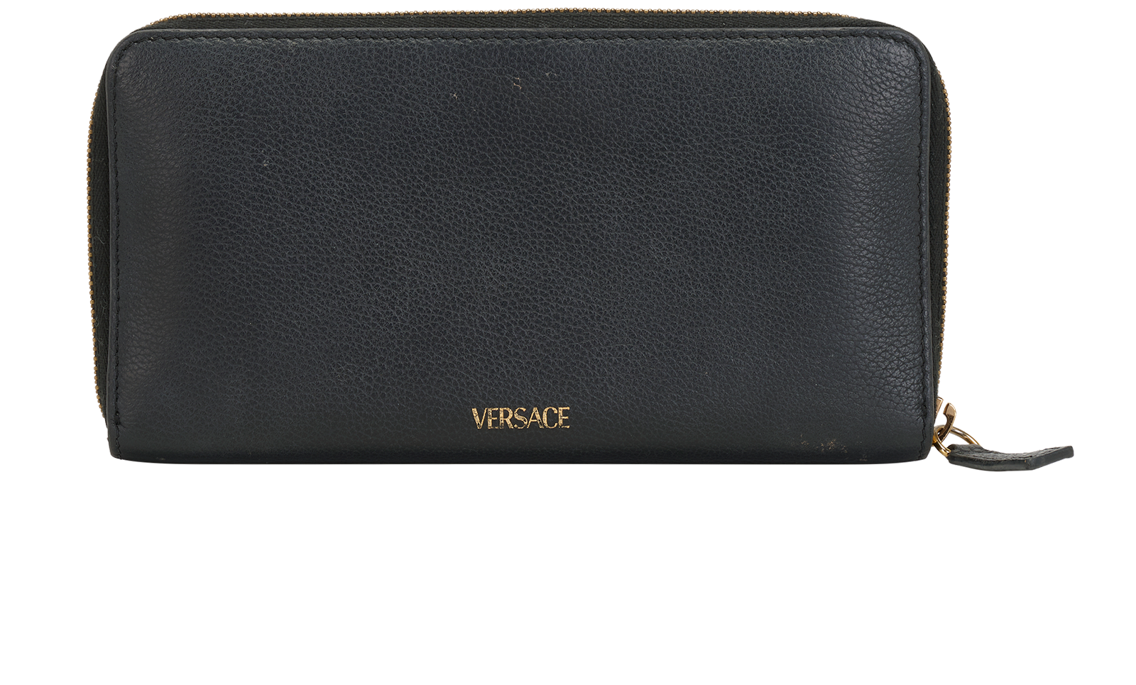 Versace Medusa Continental Wallet, &pound;110, Accessories, Black, Leather, Back view